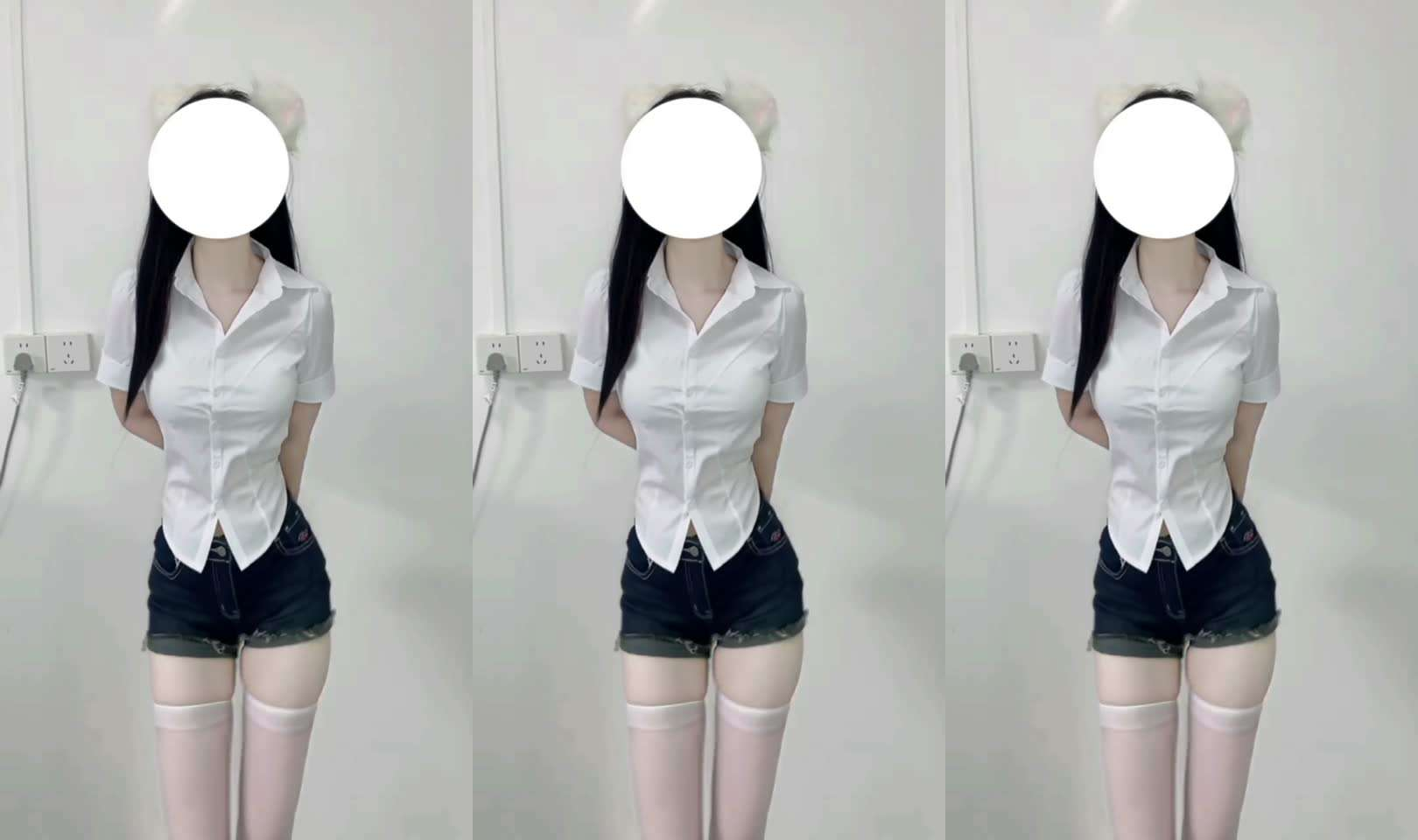 黑丝网袜翘臀白虎女神自慰剪辑白虎骚逼机炮挑逗美臀